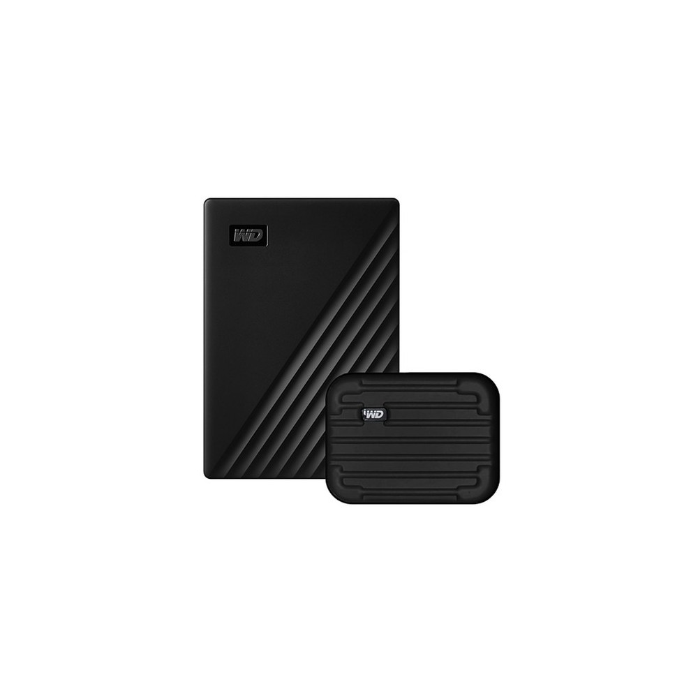 WD My Passport 휴대용 외장하드 + 파우치 (4TB)