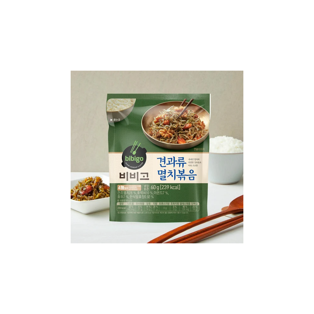 CJ 비비고 견과류멸치볶음 60g X 5팩